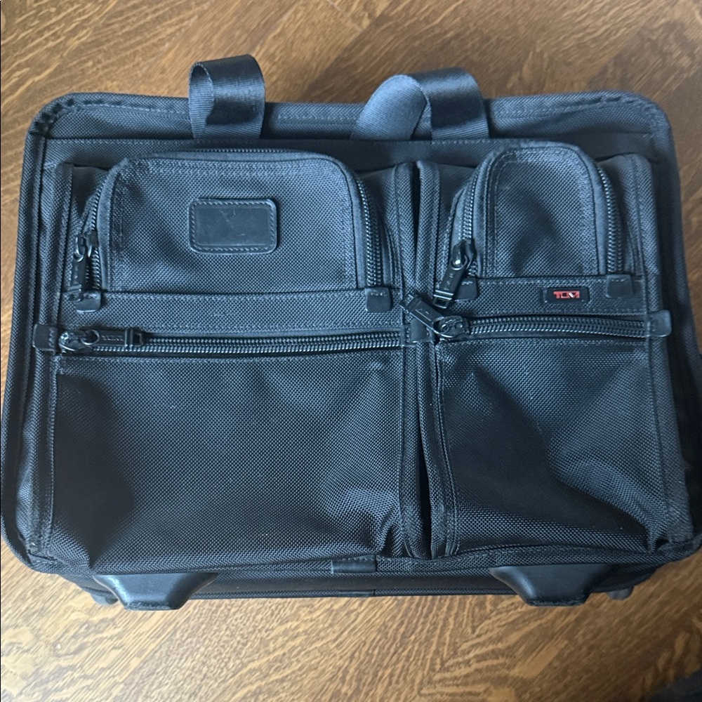Tumi Black Briefcase for Men